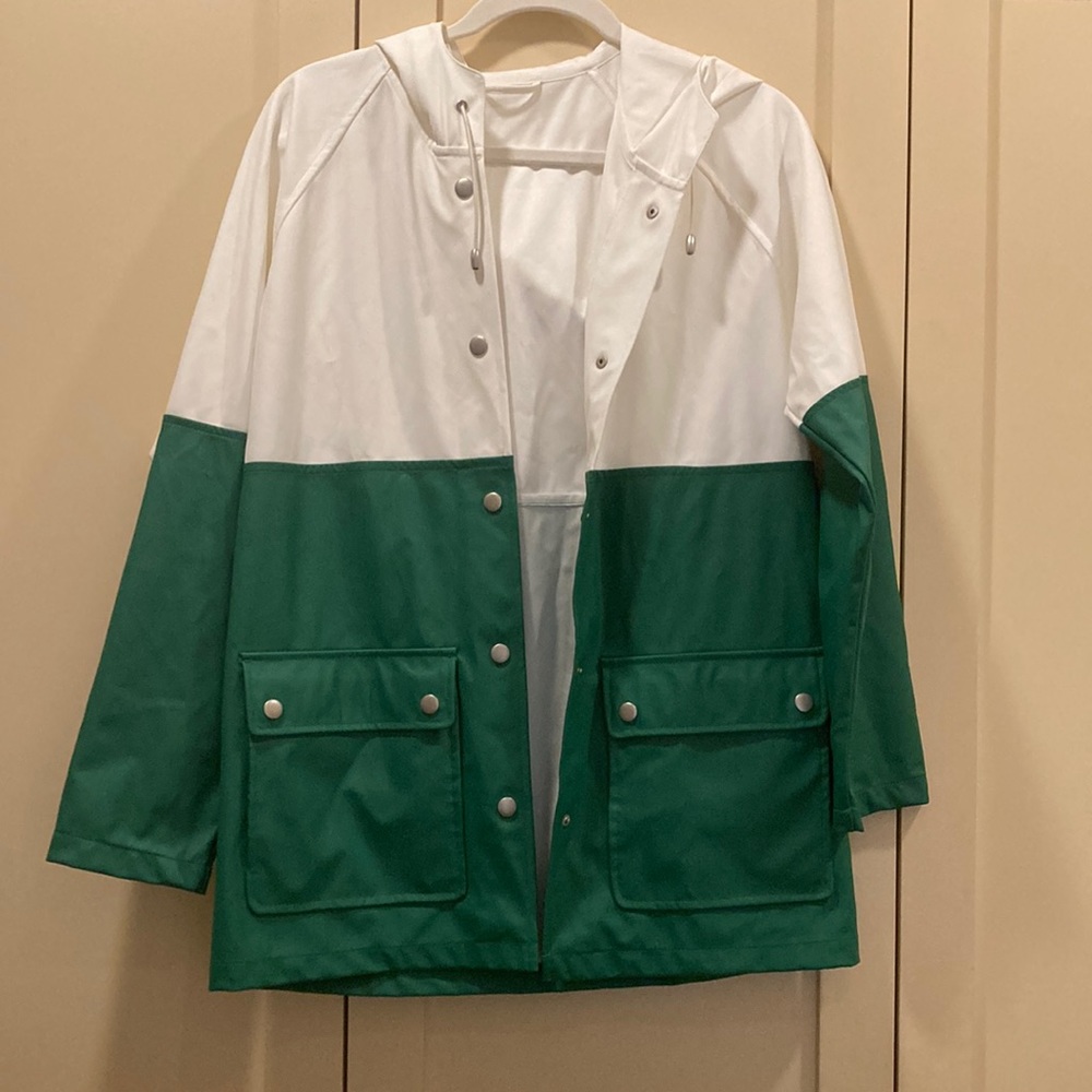 Marine Layer Colorblock Rain Jacket XS